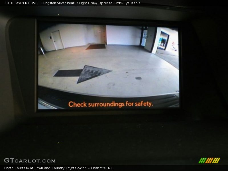 Tungsten Silver Pearl / Light Gray/Espresso Birds-Eye Maple 2010 Lexus RX 350