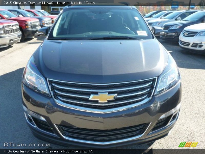 Tungsten Metallic / Ebony 2015 Chevrolet Traverse LT AWD