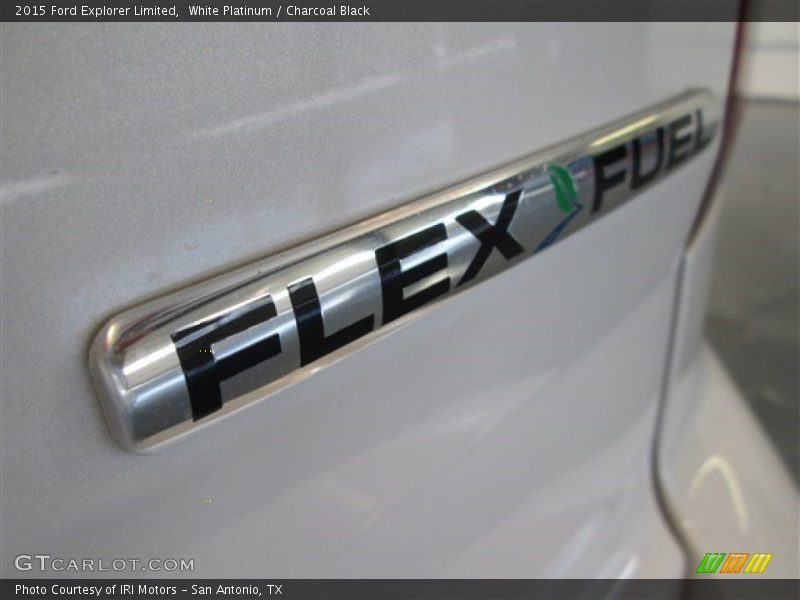 White Platinum / Charcoal Black 2015 Ford Explorer Limited