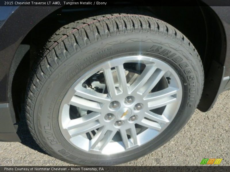 Tungsten Metallic / Ebony 2015 Chevrolet Traverse LT AWD
