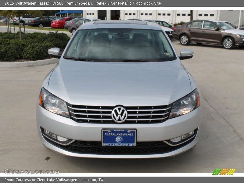 Reflex Silver Metallic / Moonrock Gray 2015 Volkswagen Passat TDI SEL Premium Sedan