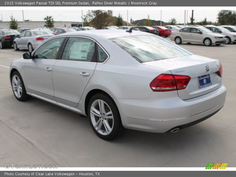 Reflex Silver Metallic / Moonrock Gray 2015 Volkswagen Passat TDI SEL Premium Sedan