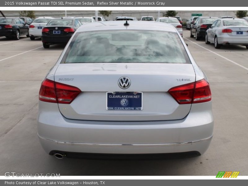 Reflex Silver Metallic / Moonrock Gray 2015 Volkswagen Passat TDI SEL Premium Sedan