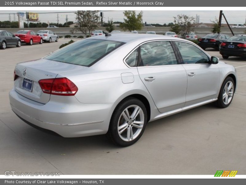 Reflex Silver Metallic / Moonrock Gray 2015 Volkswagen Passat TDI SEL Premium Sedan