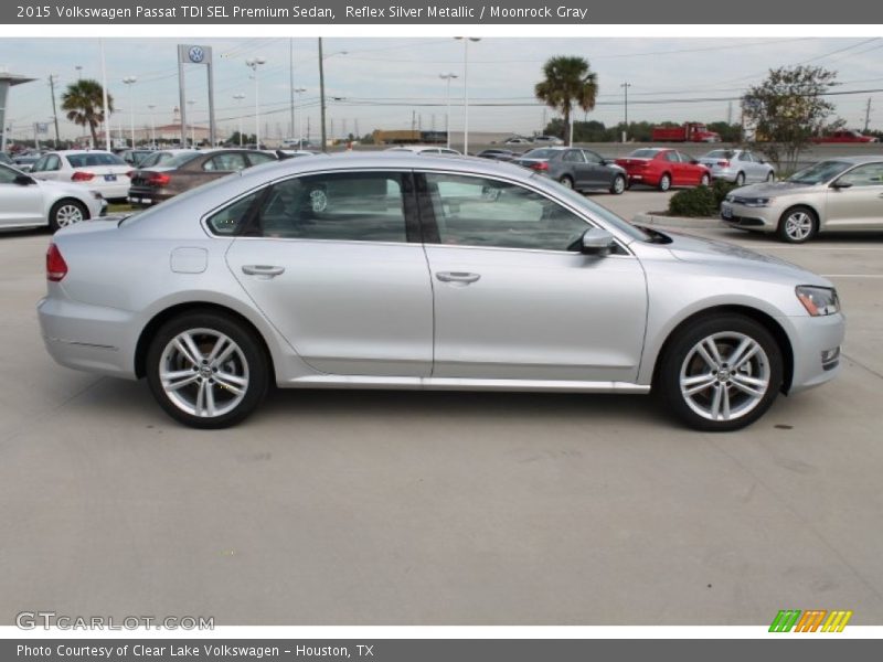 Reflex Silver Metallic / Moonrock Gray 2015 Volkswagen Passat TDI SEL Premium Sedan