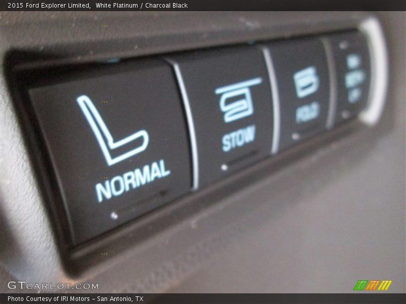 White Platinum / Charcoal Black 2015 Ford Explorer Limited