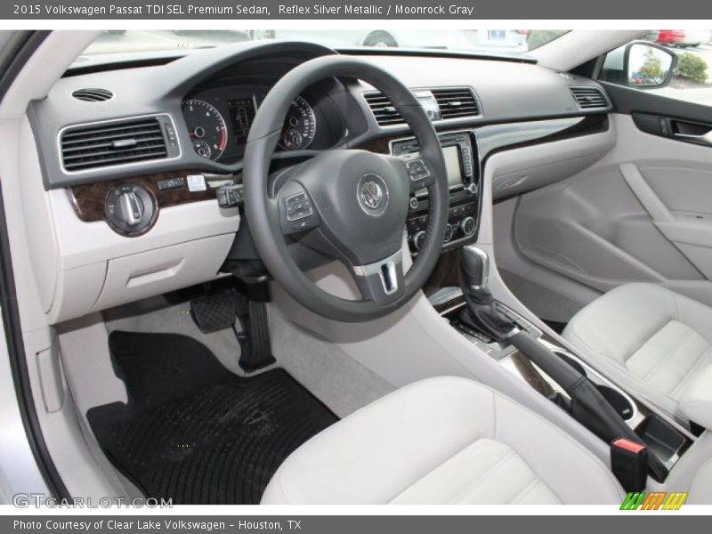 Moonrock Gray Interior - 2015 Passat TDI SEL Premium Sedan 