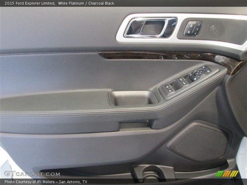 White Platinum / Charcoal Black 2015 Ford Explorer Limited