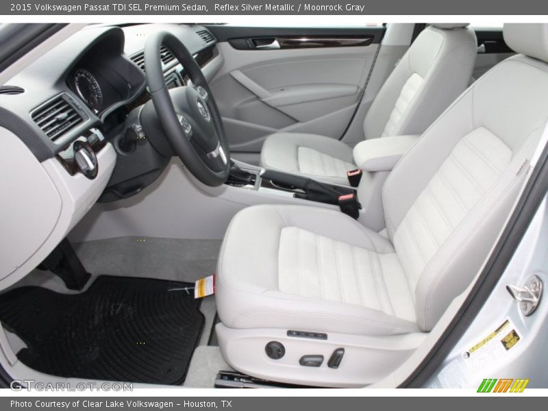 Front Seat of 2015 Passat TDI SEL Premium Sedan