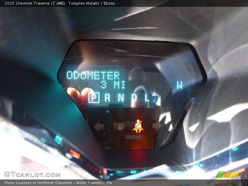 Tungsten Metallic / Ebony 2015 Chevrolet Traverse LT AWD