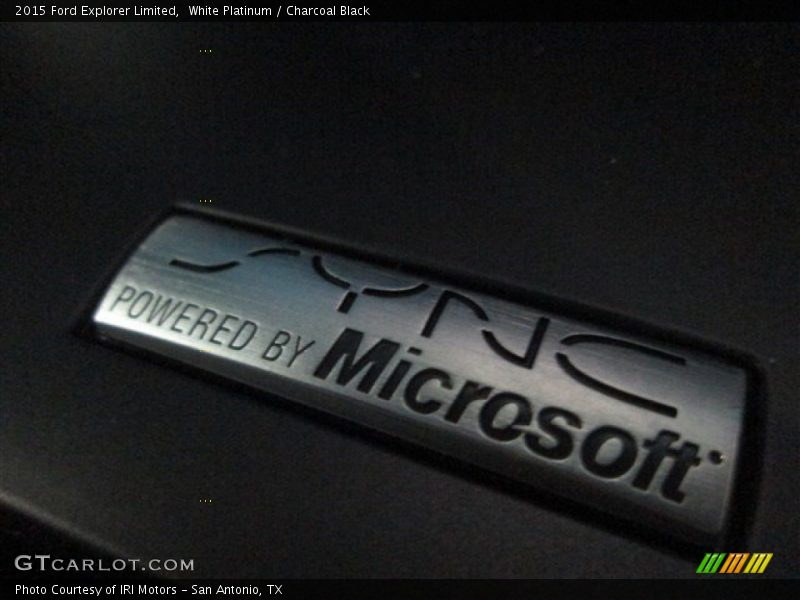 White Platinum / Charcoal Black 2015 Ford Explorer Limited