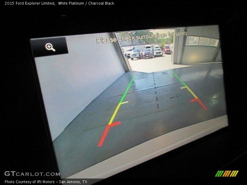 White Platinum / Charcoal Black 2015 Ford Explorer Limited