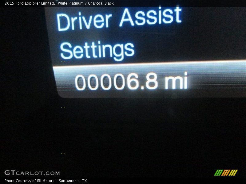 White Platinum / Charcoal Black 2015 Ford Explorer Limited