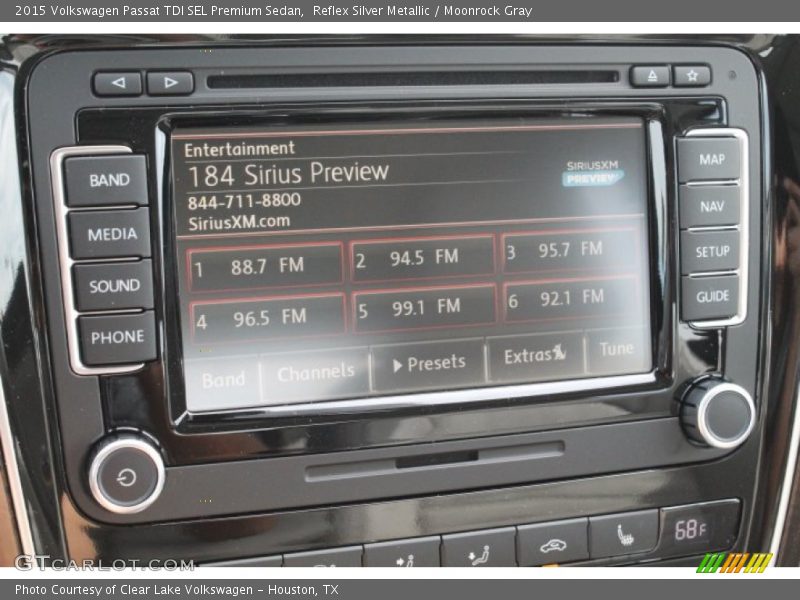 Reflex Silver Metallic / Moonrock Gray 2015 Volkswagen Passat TDI SEL Premium Sedan