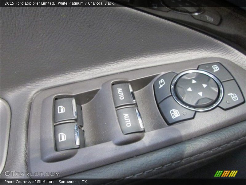 White Platinum / Charcoal Black 2015 Ford Explorer Limited