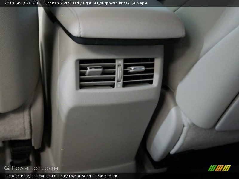 Tungsten Silver Pearl / Light Gray/Espresso Birds-Eye Maple 2010 Lexus RX 350