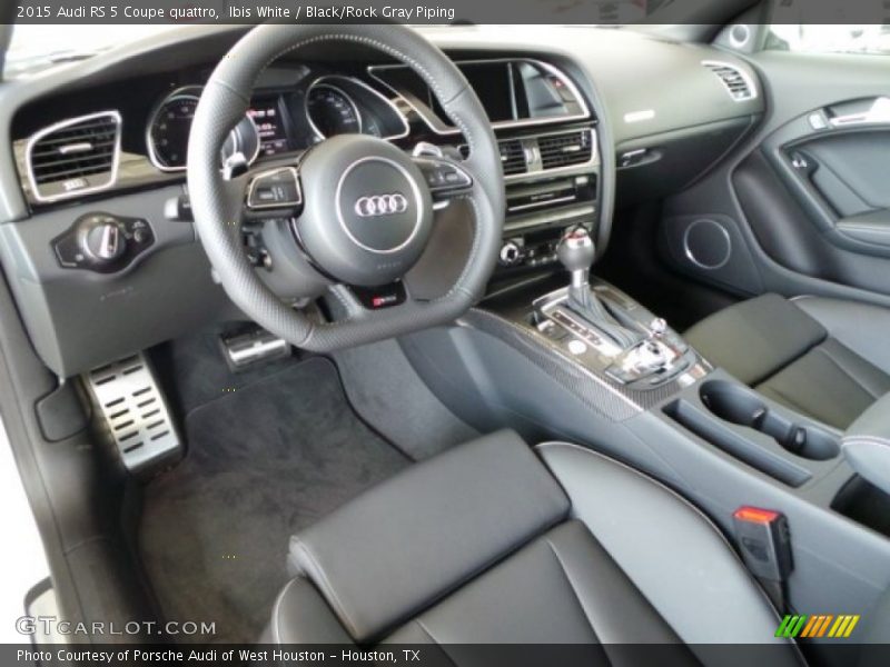 Black/Rock Gray Piping Interior - 2015 RS 5 Coupe quattro 