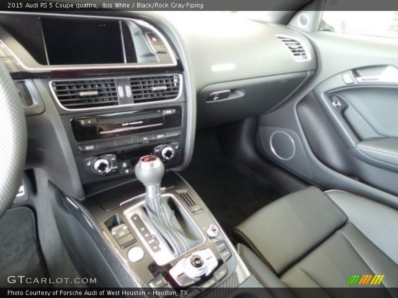 Ibis White / Black/Rock Gray Piping 2015 Audi RS 5 Coupe quattro