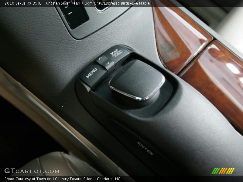 Tungsten Silver Pearl / Light Gray/Espresso Birds-Eye Maple 2010 Lexus RX 350