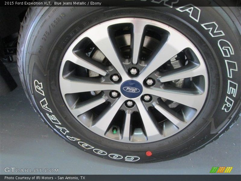 Blue Jeans Metallic / Ebony 2015 Ford Expedition XLT