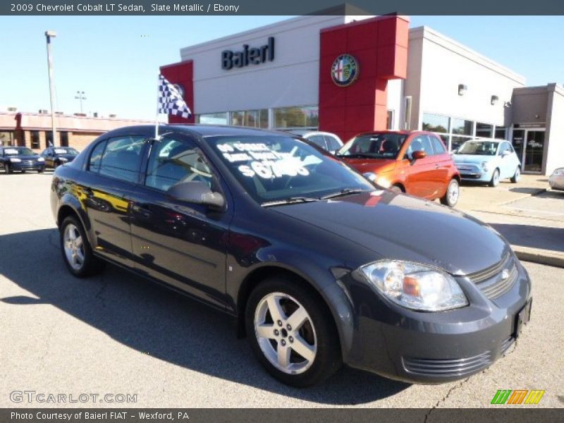 Slate Metallic / Ebony 2009 Chevrolet Cobalt LT Sedan