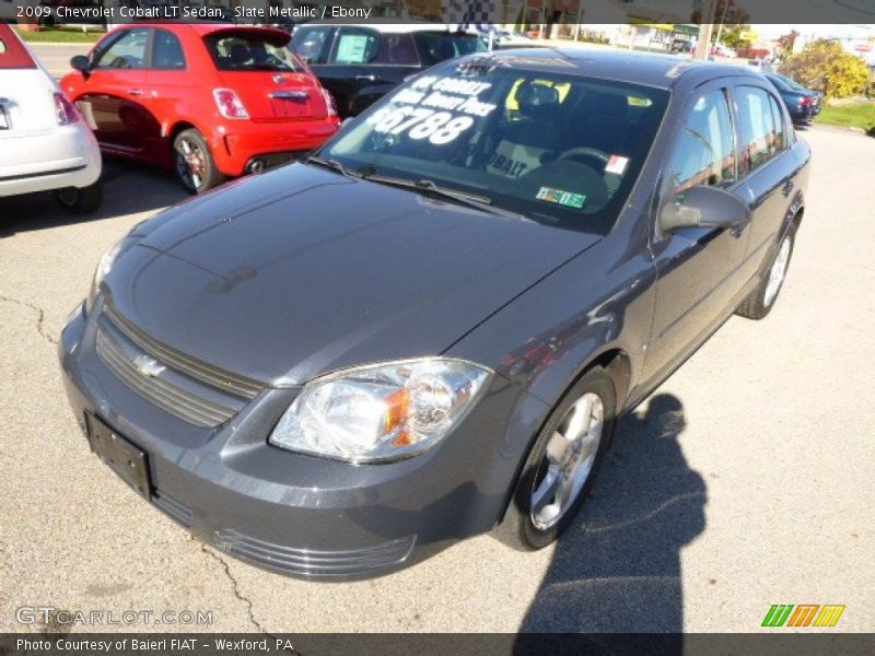 Slate Metallic / Ebony 2009 Chevrolet Cobalt LT Sedan