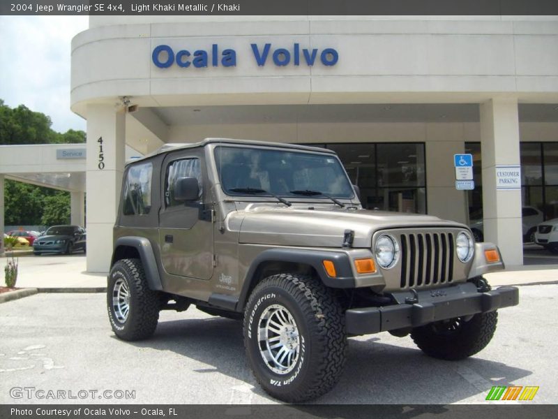 Light Khaki Metallic / Khaki 2004 Jeep Wrangler SE 4x4