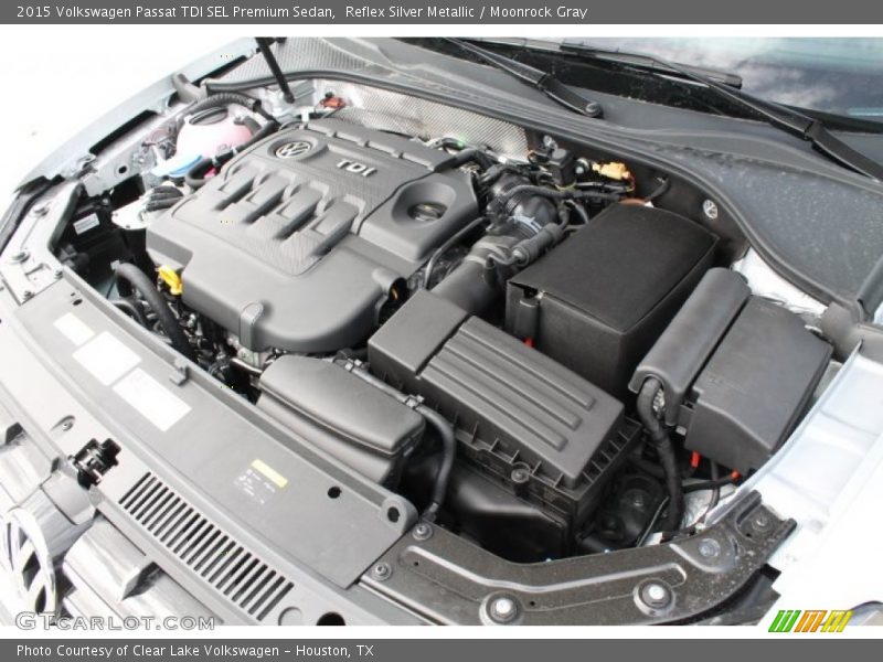 Reflex Silver Metallic / Moonrock Gray 2015 Volkswagen Passat TDI SEL Premium Sedan