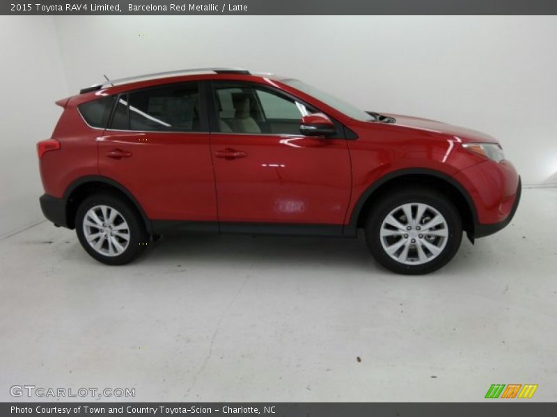 Barcelona Red Metallic / Latte 2015 Toyota RAV4 Limited
