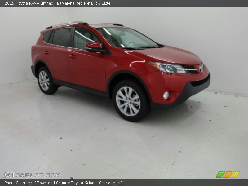 Barcelona Red Metallic / Latte 2015 Toyota RAV4 Limited