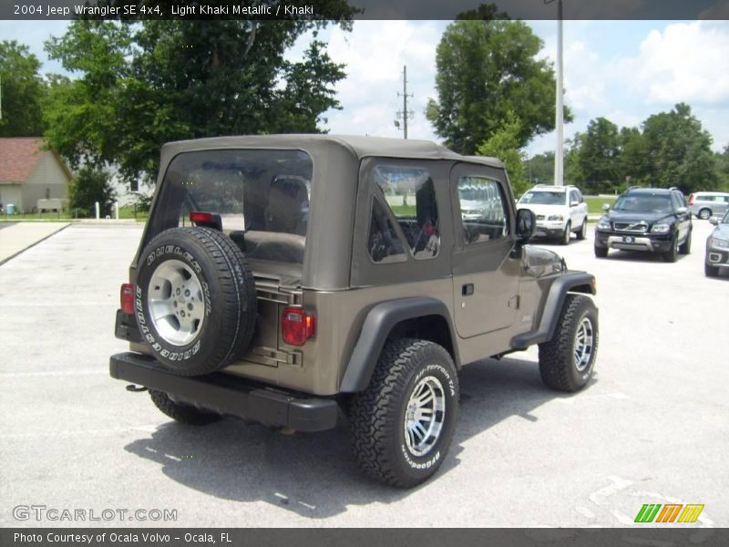 Light Khaki Metallic / Khaki 2004 Jeep Wrangler SE 4x4