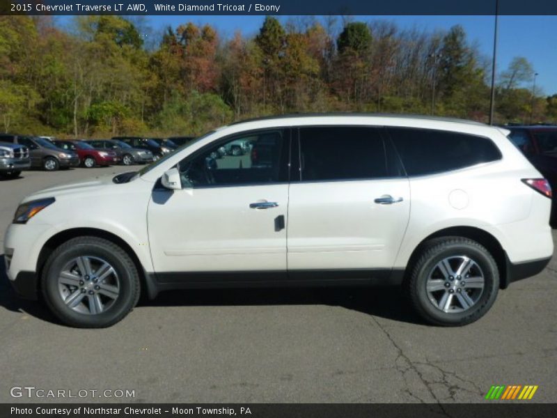  2015 Traverse LT AWD White Diamond Tricoat