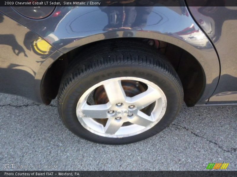Slate Metallic / Ebony 2009 Chevrolet Cobalt LT Sedan