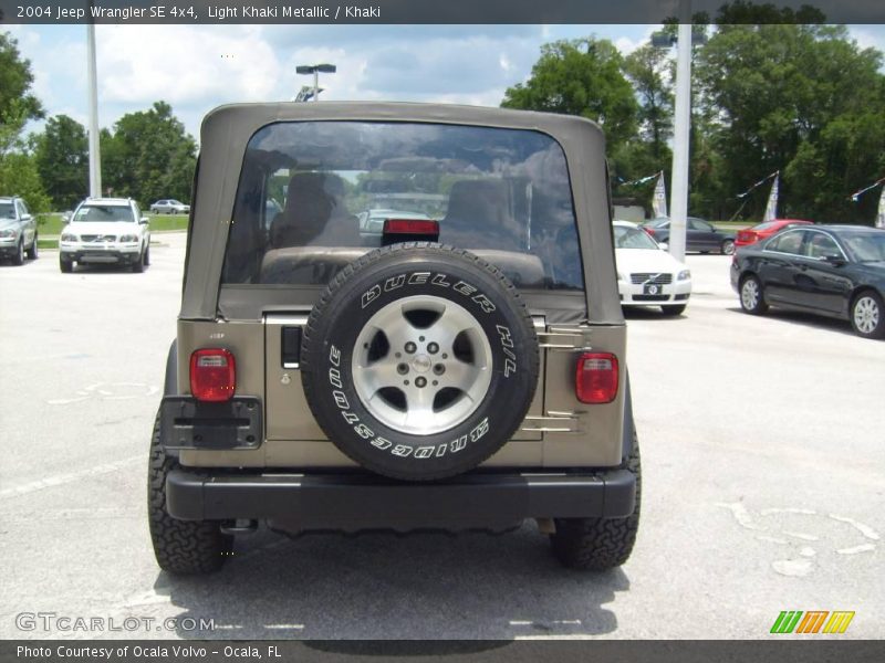 Light Khaki Metallic / Khaki 2004 Jeep Wrangler SE 4x4