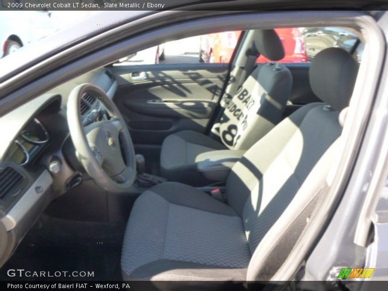 Slate Metallic / Ebony 2009 Chevrolet Cobalt LT Sedan
