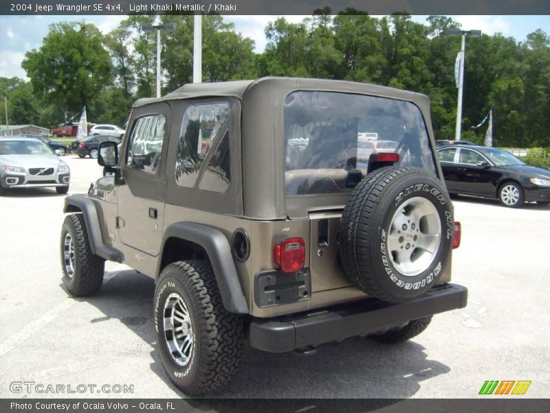 Light Khaki Metallic / Khaki 2004 Jeep Wrangler SE 4x4