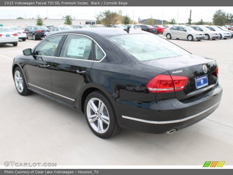 Black / Cornsilk Beige 2015 Volkswagen Passat TDI SEL Premium Sedan