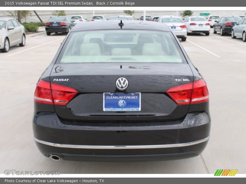 Black / Cornsilk Beige 2015 Volkswagen Passat TDI SEL Premium Sedan