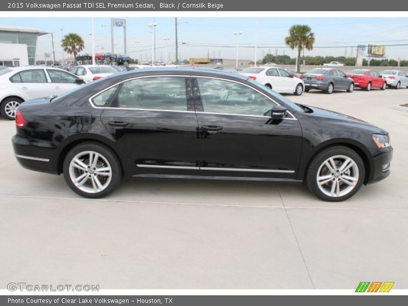 Black / Cornsilk Beige 2015 Volkswagen Passat TDI SEL Premium Sedan