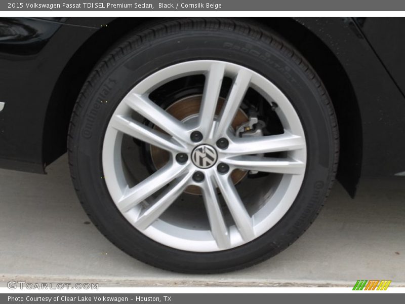 Black / Cornsilk Beige 2015 Volkswagen Passat TDI SEL Premium Sedan