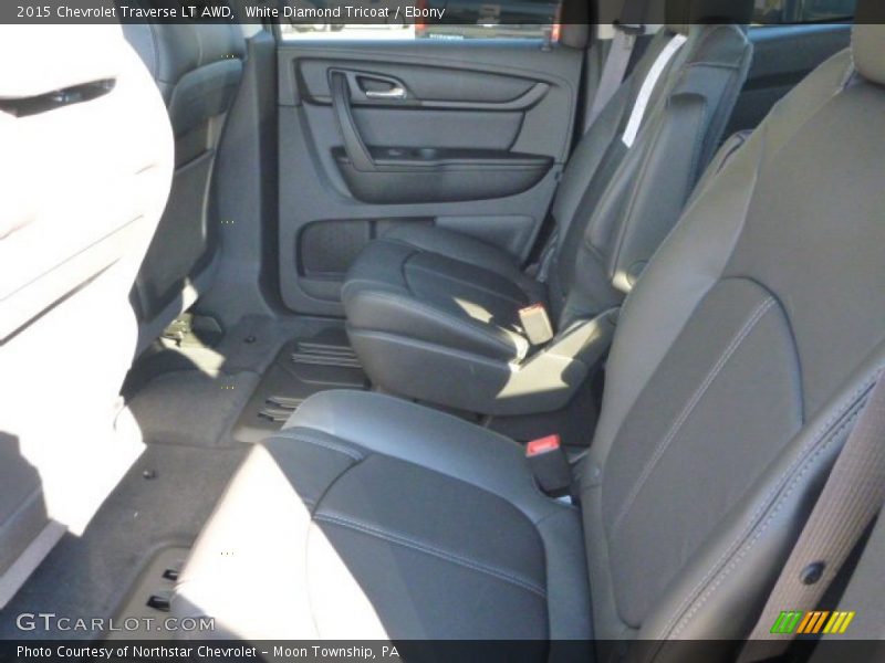 White Diamond Tricoat / Ebony 2015 Chevrolet Traverse LT AWD