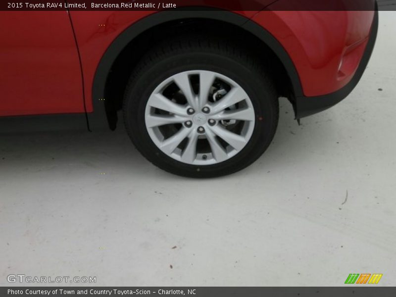 Barcelona Red Metallic / Latte 2015 Toyota RAV4 Limited