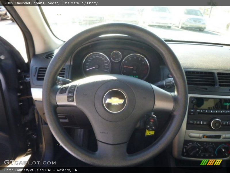 Slate Metallic / Ebony 2009 Chevrolet Cobalt LT Sedan
