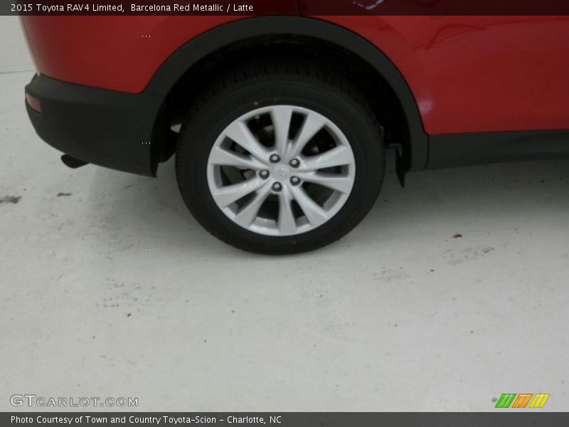 Barcelona Red Metallic / Latte 2015 Toyota RAV4 Limited