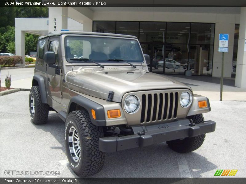 Light Khaki Metallic / Khaki 2004 Jeep Wrangler SE 4x4