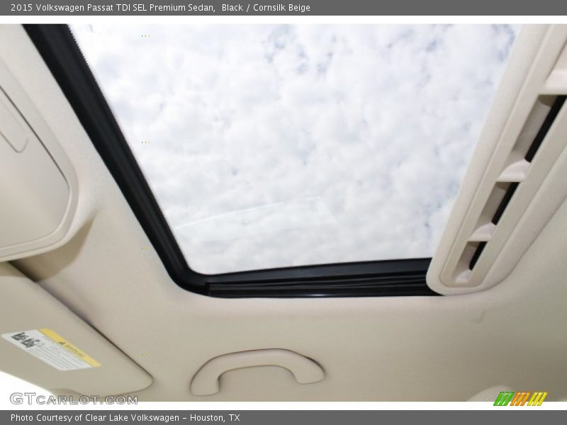 Black / Cornsilk Beige 2015 Volkswagen Passat TDI SEL Premium Sedan