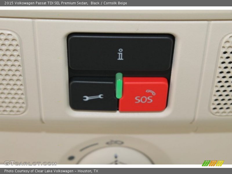 Black / Cornsilk Beige 2015 Volkswagen Passat TDI SEL Premium Sedan