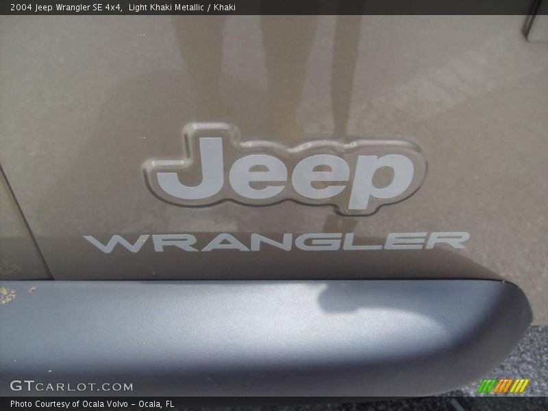 Light Khaki Metallic / Khaki 2004 Jeep Wrangler SE 4x4