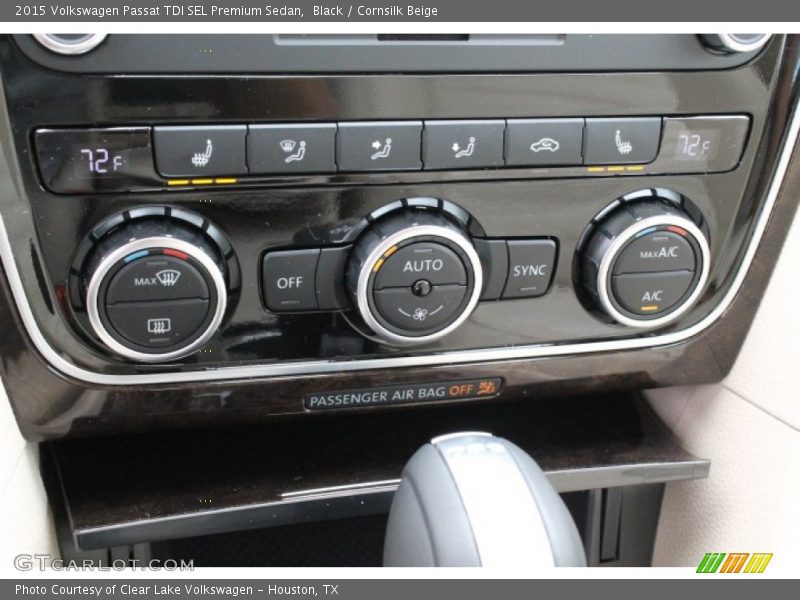 Black / Cornsilk Beige 2015 Volkswagen Passat TDI SEL Premium Sedan