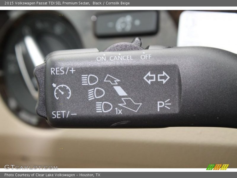 Black / Cornsilk Beige 2015 Volkswagen Passat TDI SEL Premium Sedan